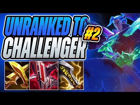 UNRANKED TO CHALLENGER: EP #2 ~ 18/1/2 INSANE KDA - League of Legends