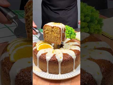 This fluffy orange cake will surprise you with how easy it is to make! #cake #recipe