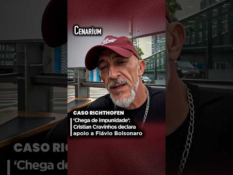 ‘Chega de impunidade’: Cristian Cravinhos declara apoio a Flávio Bolsonaro