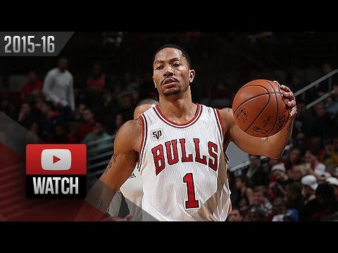 Derrick Rose Full Highlights vs Pistons (2015.12.18) - 34 Pts, 8 Ast