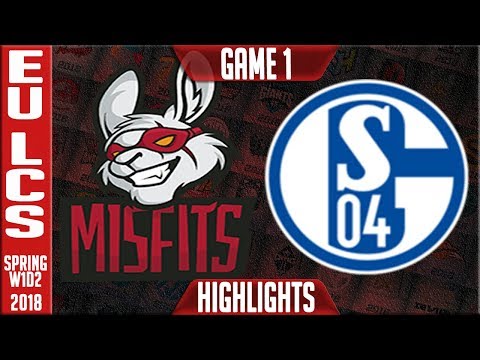 MF vs S04 Highlights ALL GAMES | EU LCS Spring 2018 S8 W1D2 | Misfits vs Schalke 04 Highlights