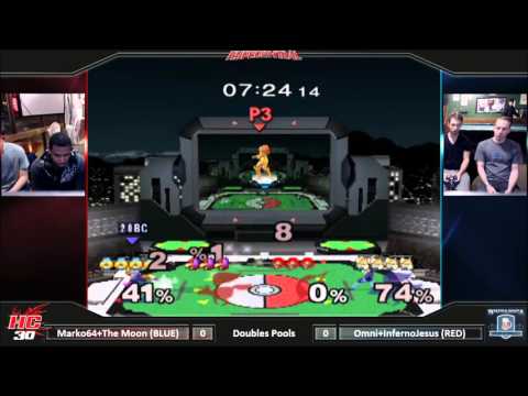 HC30 Melee 2v2 Pools: Marko64+The Moon (BLUE) vs Omni+InfernoJesus (RED)