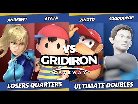 Gridiron Gateway 2024 TOP 8 - AndrewT & ATATA Vs. Zinoto & SoGoodPop - Smash Ultimate - SSBU