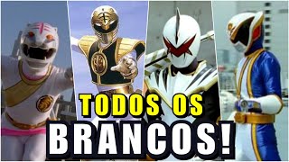 Ranqueando TODOS OS RANGERS BRANCOS DE Power Rangers, do mais fraco ao mais PODEROSO!