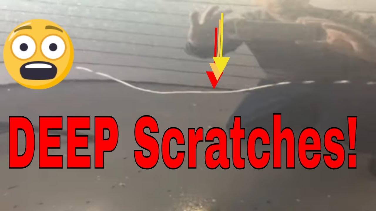 How To Repair Deep Scratches And Preserve The Clear Coat In The Process!!