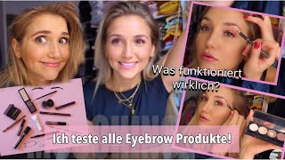 Ich TESTE alle EYEBROW PRODUKTE !! Was FUNKTIONIERT wirklich? | Make-Up Tutorial | moschino__love