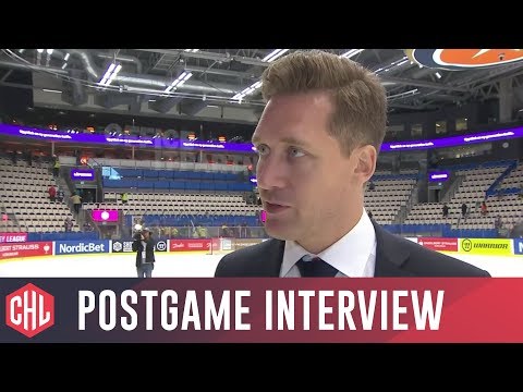Växjö Lakers vs. HC Davos postgame interviews