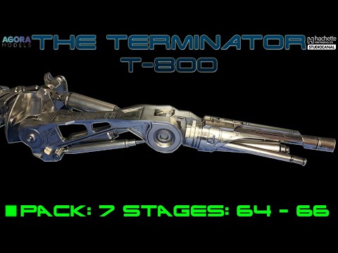 Stavba Big Scale Model Terminator T-800 od Agora Models - Pack: 7, Stages: 64 - 66