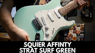 Fender SQUIER AFFINITY STRATOCASTER LRL - відео 1