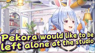 Pekora the lone (wolf) bunny EN SUBS