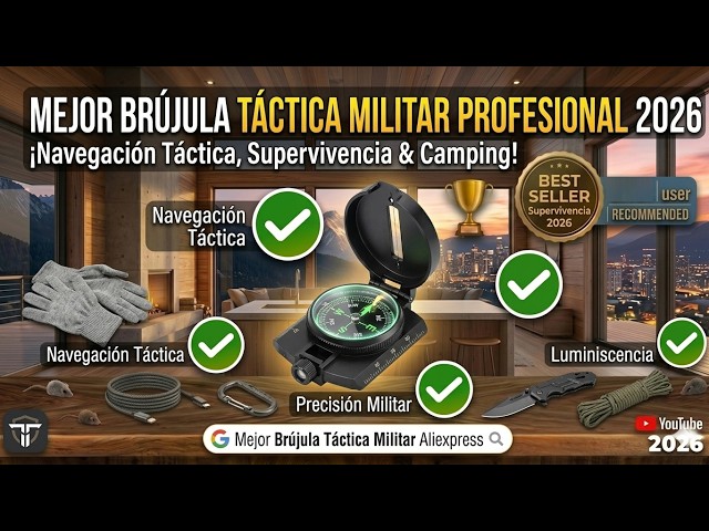Vídeo relacionado con Gvolatee Brujula Militar Impermeable Brújula Profesional para Orientación con Efecto Fluorescente Compas para Senderismo Acampada Montañismo
