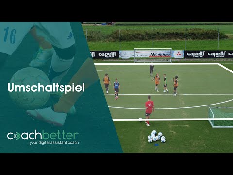 Neue Fußballübung ⚽ | Umschaltspiel | coachbetter