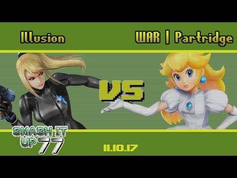 Illiuion (Zero Suit samus) vs WAR | Partridge (Peach) - Wii U - SIU 77