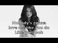 Selena Gomez - Nobody Karaoke Acoustic Guitar ...