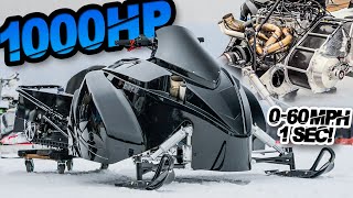 1000HP Snowmobile 160MPH in 3 Seconds World s FAST
