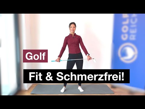 Schmerzfrei & beweglich: Golf-Fitness für zu Hause