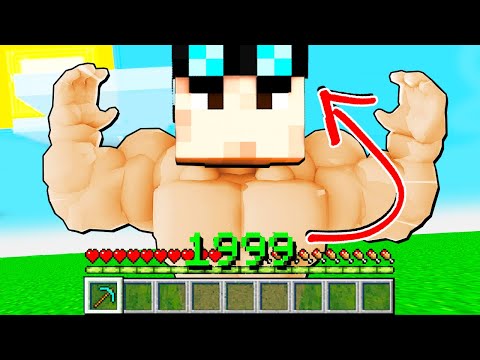 MINECRAFT MA DIVENTO PIÙ FORTE A OGNI LIVELLO!!