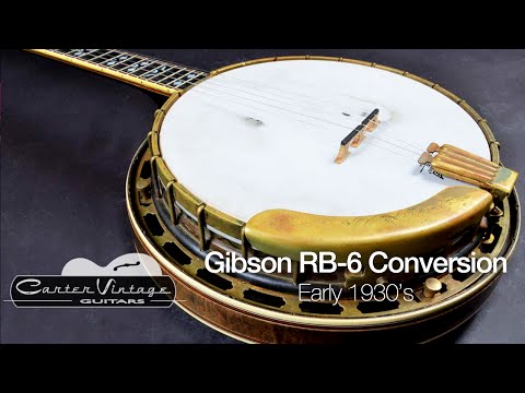 Early 30's  Gibson RB-6 Conversion played by Charlie Cushman