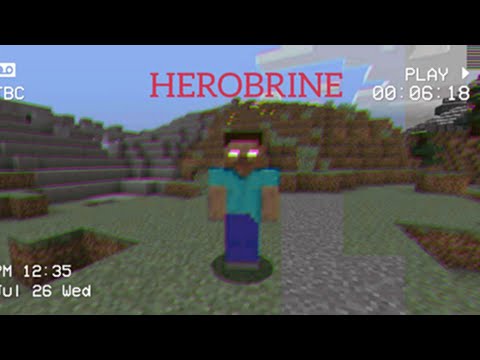 [Minecraft: Bedrock Edition] Minecraft but my world is HAUNTED BY HEROBRINE (Episode 1)