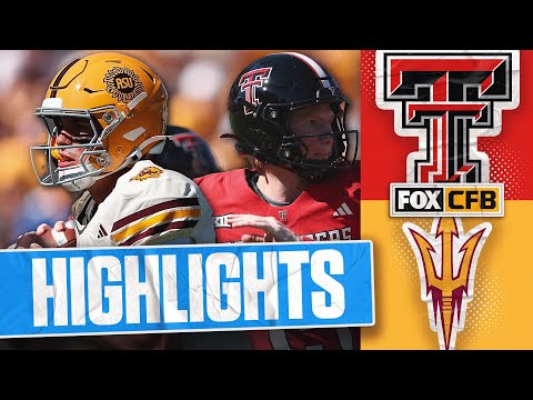 No. 7 Texas Tech Red Raiders vs. Arizona State Sun Devils Highlights | FOX College Football