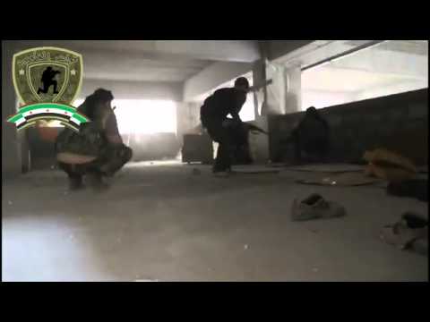 اشتباكات بين لواء الحق ولواء أبابيل حوران ضد قوات النظام في عقربا