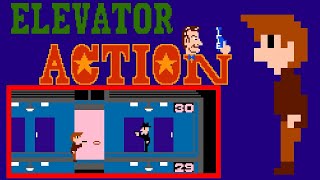 Elevator Action (Famicom, 1985) – Survival High Score Session (Single Player) 🕵️‍📁🏢