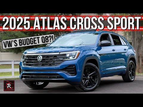 The 2025 Volkswagen Atlas Cross Sport SEL R-Line Is Coupe Style Family SUV With Audi Vibes