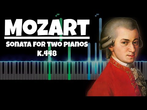 Mozart - Sonata for two pianos in D (K.448) (1st Mvt) (Solo Arrangement) || Piano