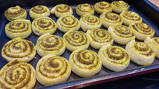 Fatayer Recipe Arabic | Zaatar Fatayer | Zaatar Roll Bread