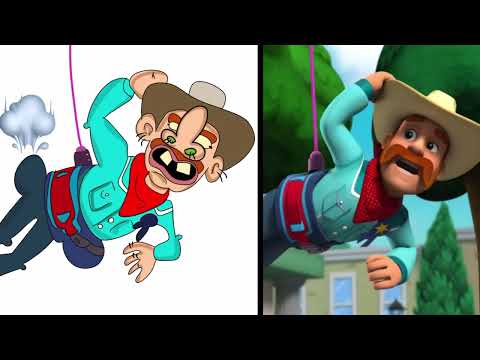 paw patrol marshall wins a firefighter race! 🏆 funny memes