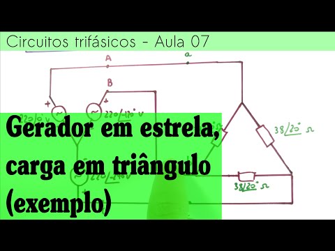 Three-phase circuits Lesson 07 - Star-connected generator and delta-connected load (example)