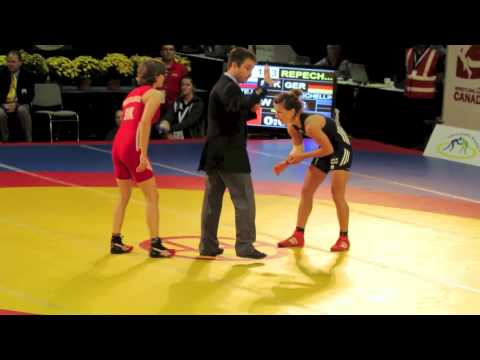 2012 Women's World Championships: 48 kg Lenka Matejova (SVK) vs. Jaqueline Schellin (GER)