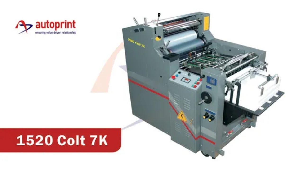 Autoprint 1520 Colt 7K Offset Printing Machine  Single Colour Offset Printing Machine  9159406060