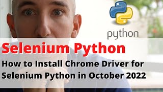 Selenium Mac Installing Chrome Driver Web Driver on Mac and running selenium in python.