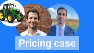 Pricing & market entry case interview (w/ McKinsey and EY Consultants)