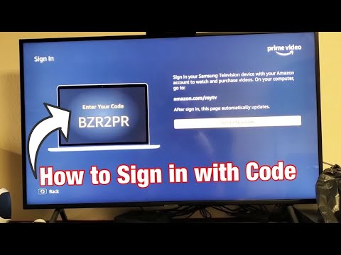 Part of a video titled How to Sign In Amazon Prime Video Account from Smart TV ... - YouTube