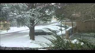 preview picture of video 'Snowfall in Irving Texas February 2015'