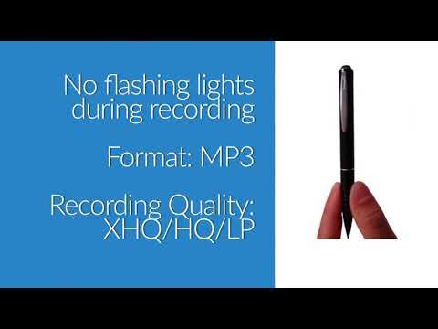 1GB MQ-77N Spy Hidden Voice Activated Covert Digital Pen Audio Voice Recorder - YourSpyStore.com