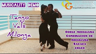 Video thumbnail for Musicality demo medialuna combination #TANGO #VALS #MILONGA by Georgina Vargas Oscar Mandagaran