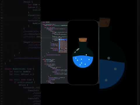 Bubbling potion animation made with #swiftui