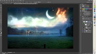 Muse in a Dreamy World | Photo-Manipulation (Photoshop CS6)