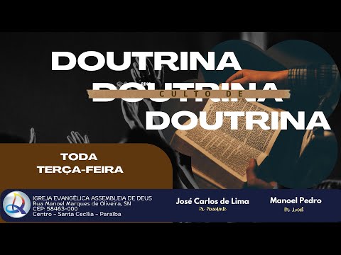 📖CULTO DE DOUTRINA AD SANTA CECÍLIA-PB - PB 14/10/2025 🙏🏻
