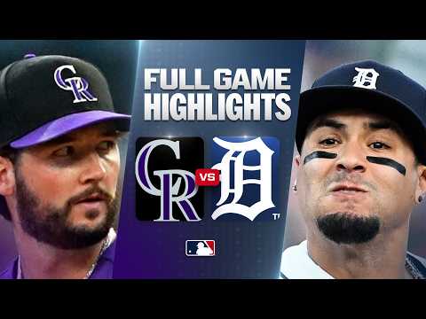 디트로이트 VS 콜로라도 6:2 MLB 하이라이트