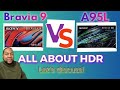 Sony A95L QD-OLED Vs Sony Bravia 9 Mini-LED 4k HDR Comparison
