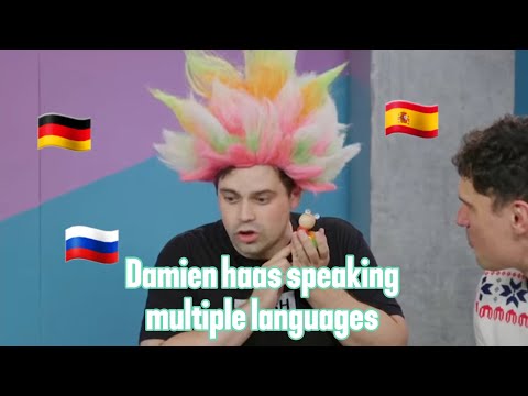 Damien Haas speaking different languages ft. Shayne and Courtney