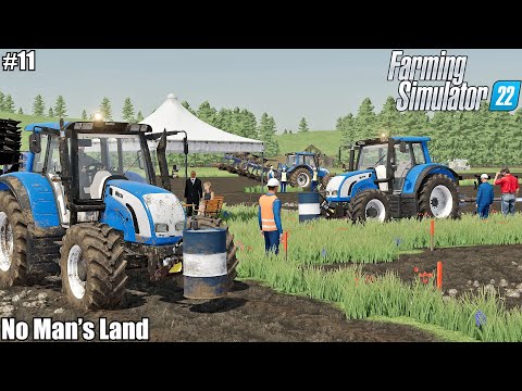 Exploitation of new FIELDS and soil preparation│No Man's Land│FS 22│Timelapse 11