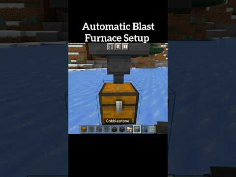 INSANE Minecraft Blast Furnace: AUTOMATIC!