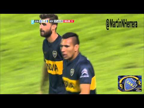 Gimnasia LP 1 - 2 Boca (29.08.2015) Gol de Chávez (2-1) - LA BARRA DEL XENEIZE