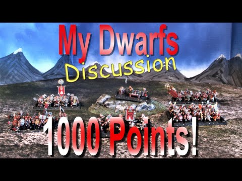 Dwarf Army DISCUSSION | 1000 Points | Warhammer Fantasy | Bonepile Miniatures