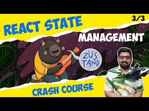React state management crash course Zustand